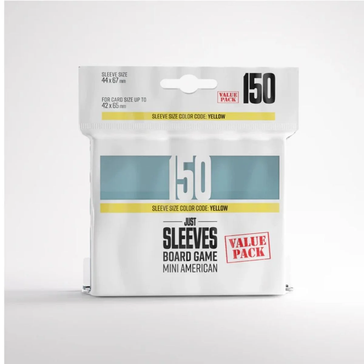 Just Sleeves - 150ct Mini American Board Game Sleeves 44mm x 67mm Value Pack