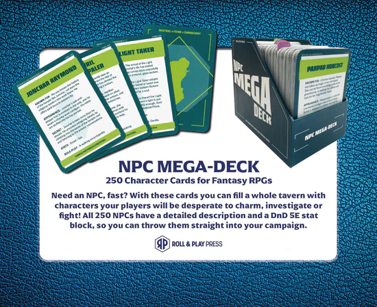 Roll & Play Press: NPC Mega Deck - Image 2