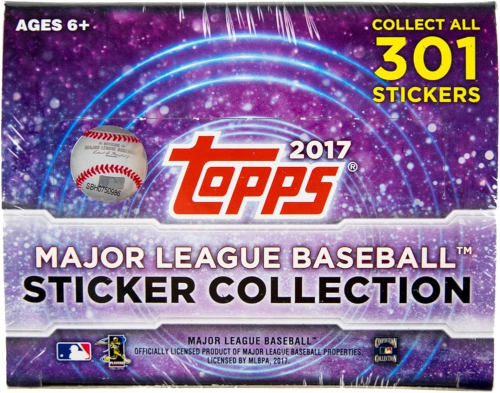 2017 Topps MLB Sticker Collection Box