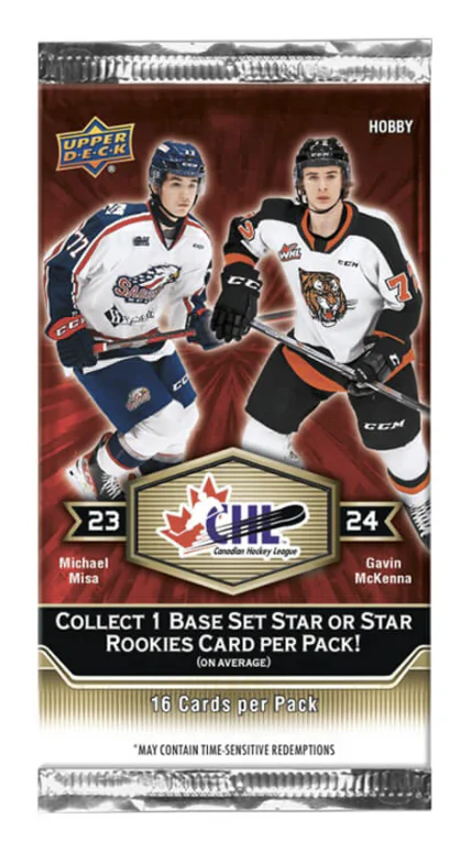 2023-24 Upper Deck CHL Hockey Hobby Pack