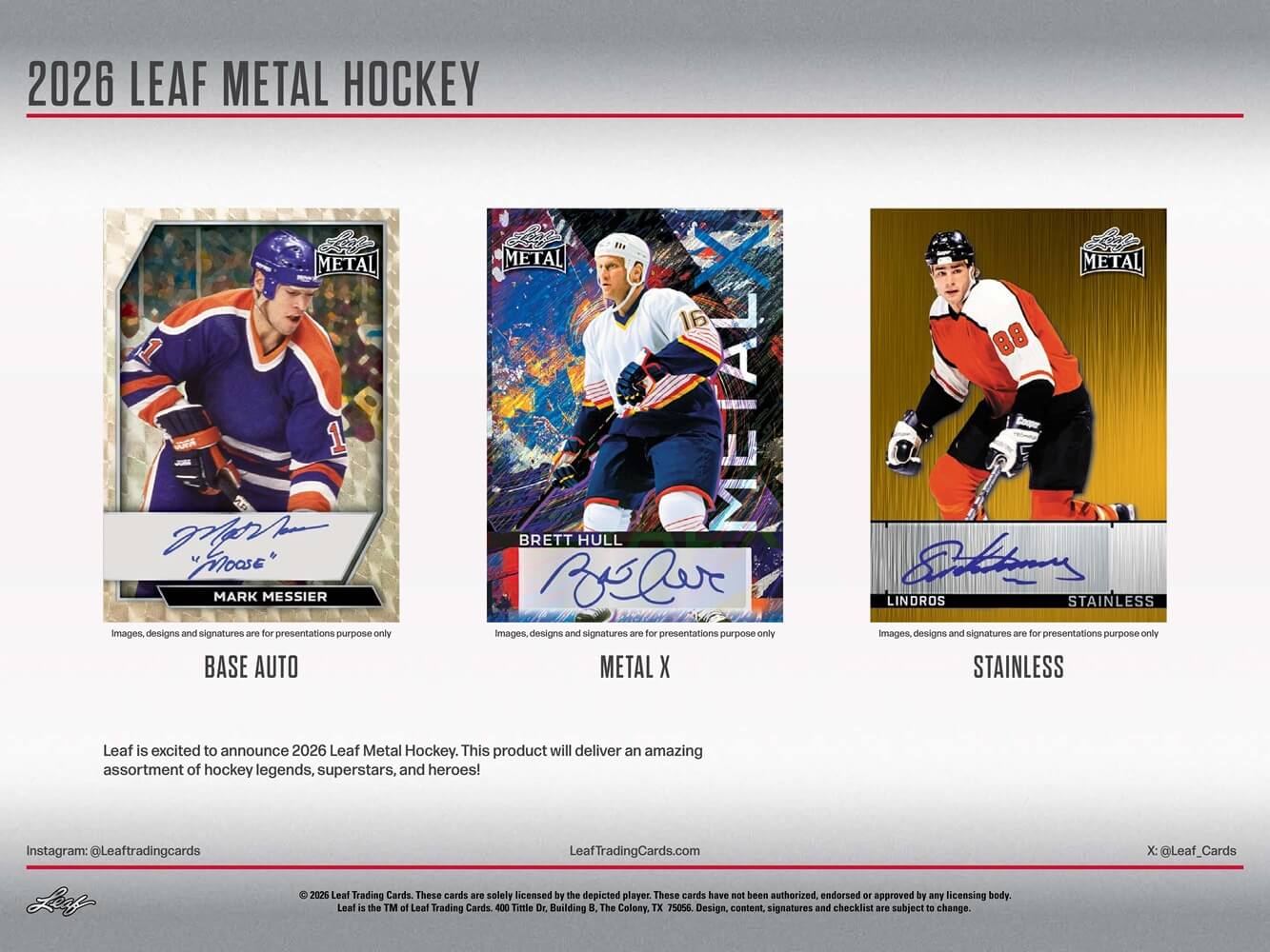 2025-26 Leaf Metal Hockey Hobby Box - Image 3