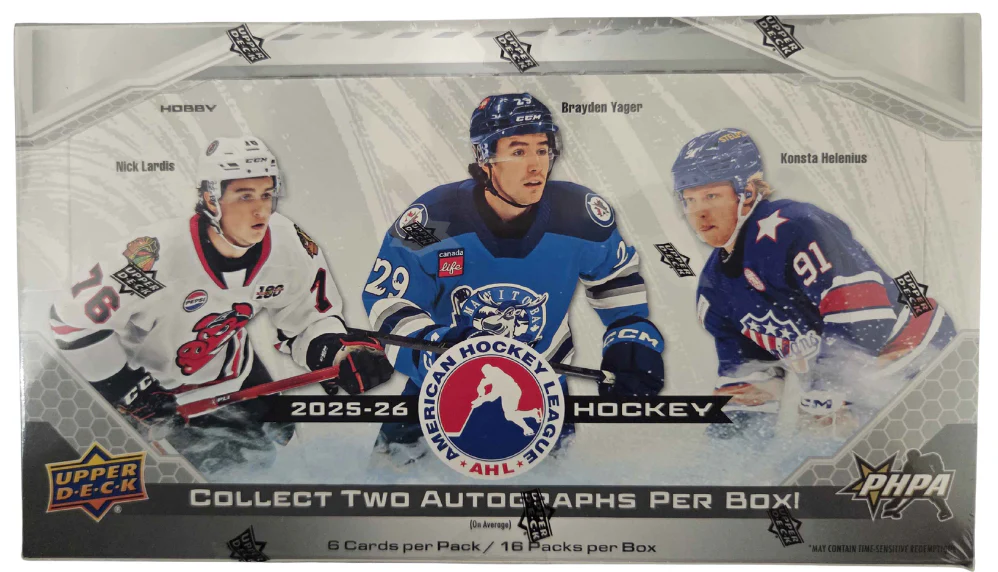 2025-26 Upper Deck AHL Hockey Hobby Box