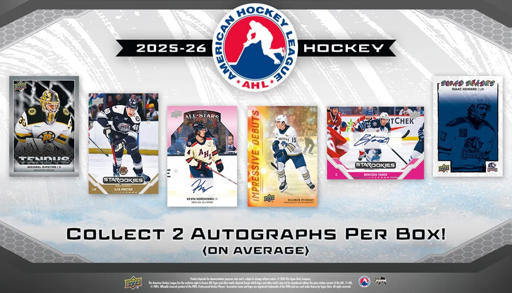2025-26 Upper Deck AHL Hockey Hobby Box - Image 3