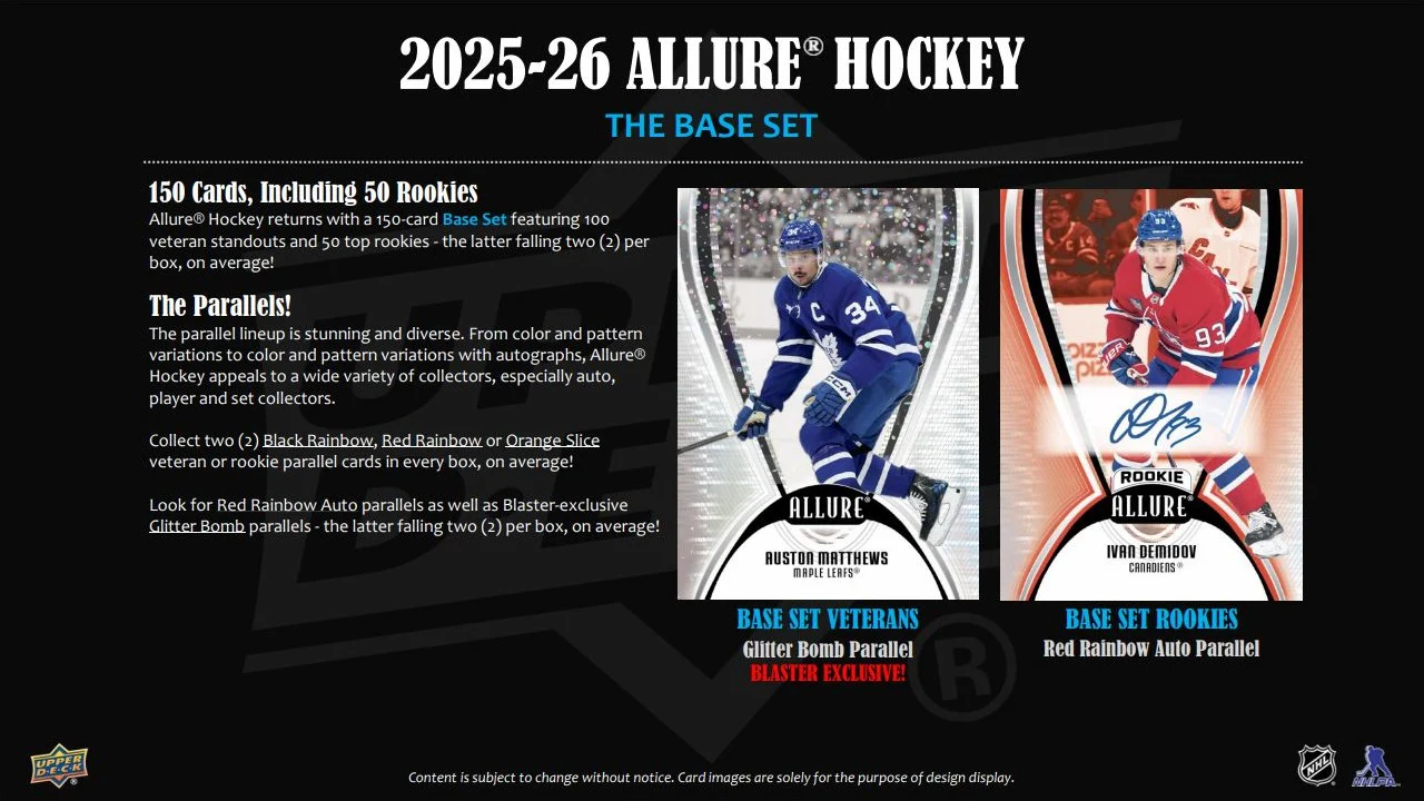 2025-26 Upper Deck Allure Hockey Blaster Box - Image 3