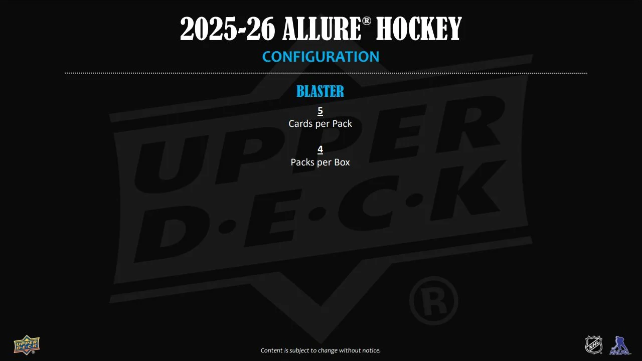 2025-26 Upper Deck Allure Hockey Blaster Box - Image 7