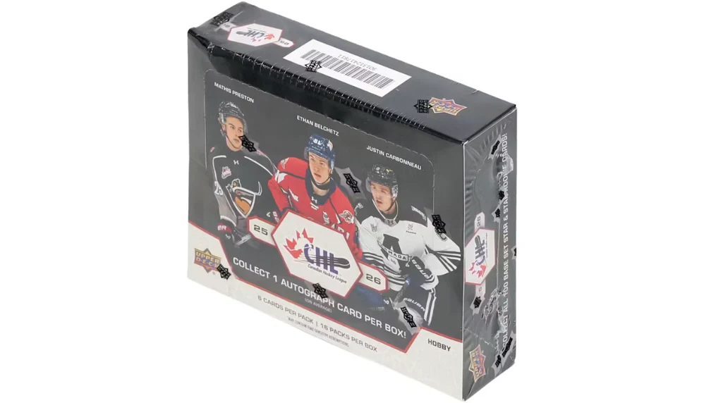 2025-26 Upper Deck CHL Hockey Hobby Box