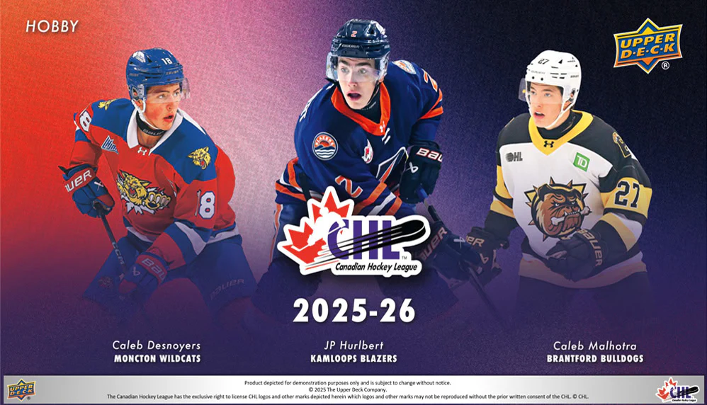 2025-26 Upper Deck CHL Hockey Hobby Box - Image 3