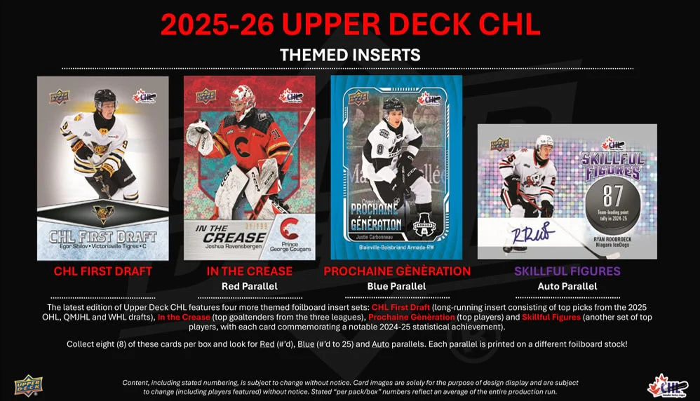 2025-26 Upper Deck CHL Hockey Hobby Box - Image 7