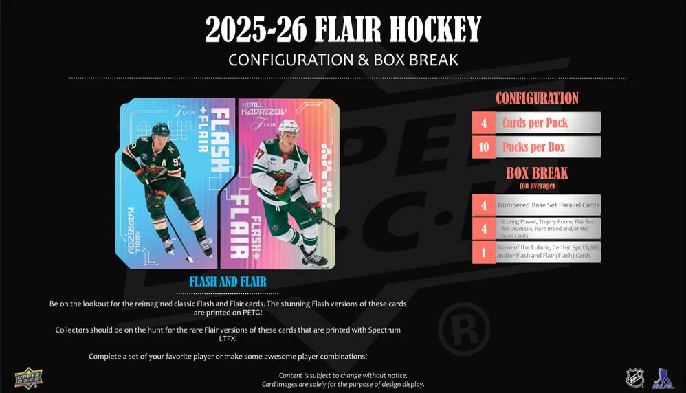 2025-26 Upper Deck Flair Hockey Hobby Box - Image 7