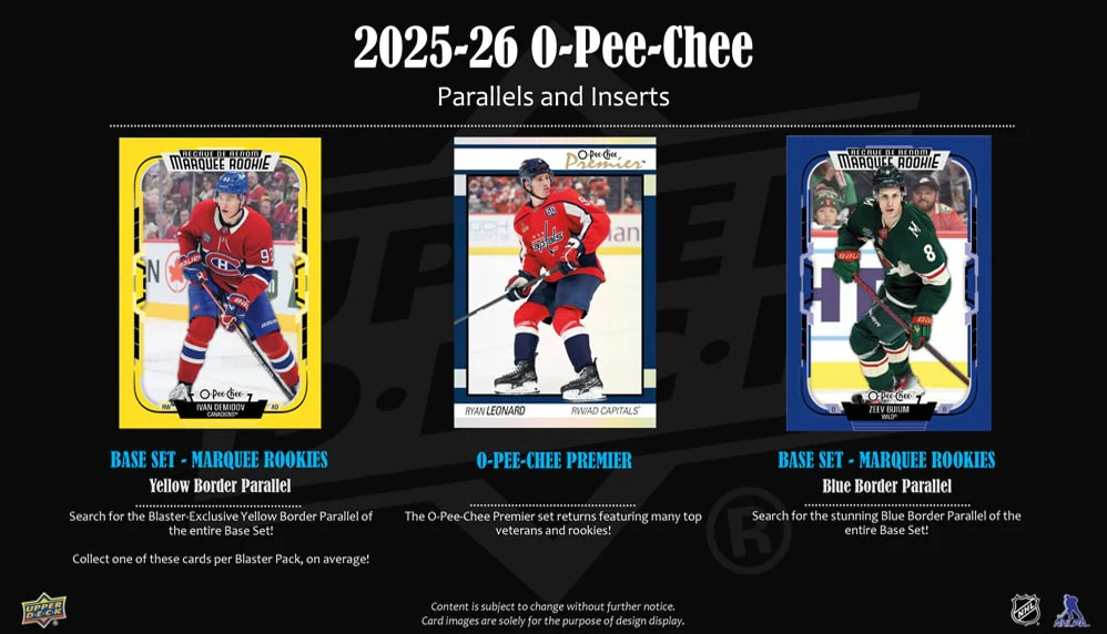 2025-26 Upper Deck O-Pee-Chee Hockey Blaster 20 Box Case - Image 4