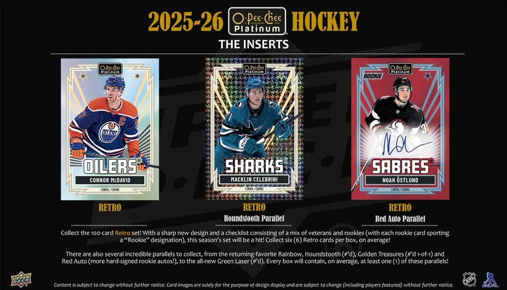 2025-26 Upper Deck O-Pee-Chee Platinum Hockey Hobby Box - Image 6