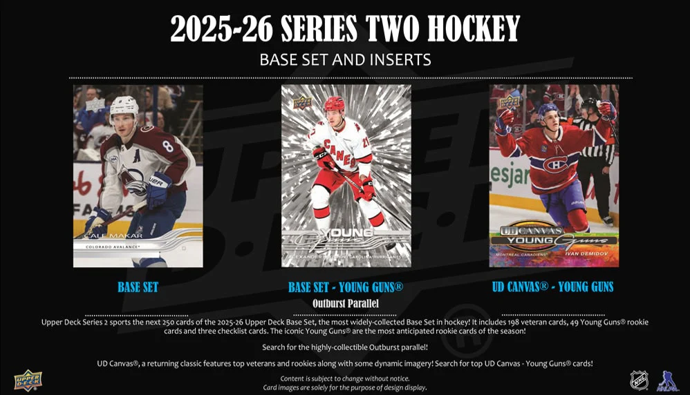 2025-26 Upper Deck Series 2 Hockey Blaster Box - Image 3