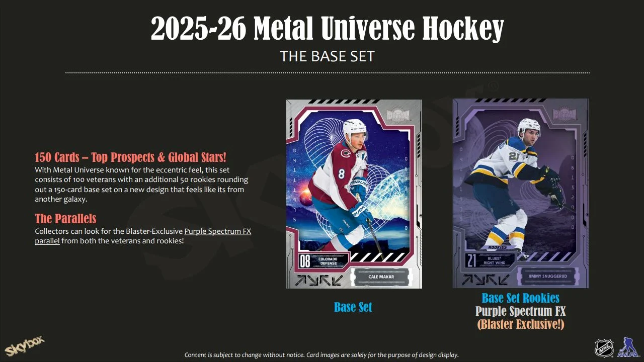 2025-26 Upper Deck Skybox Metal Universe Hockey Blaster Box - Image 3