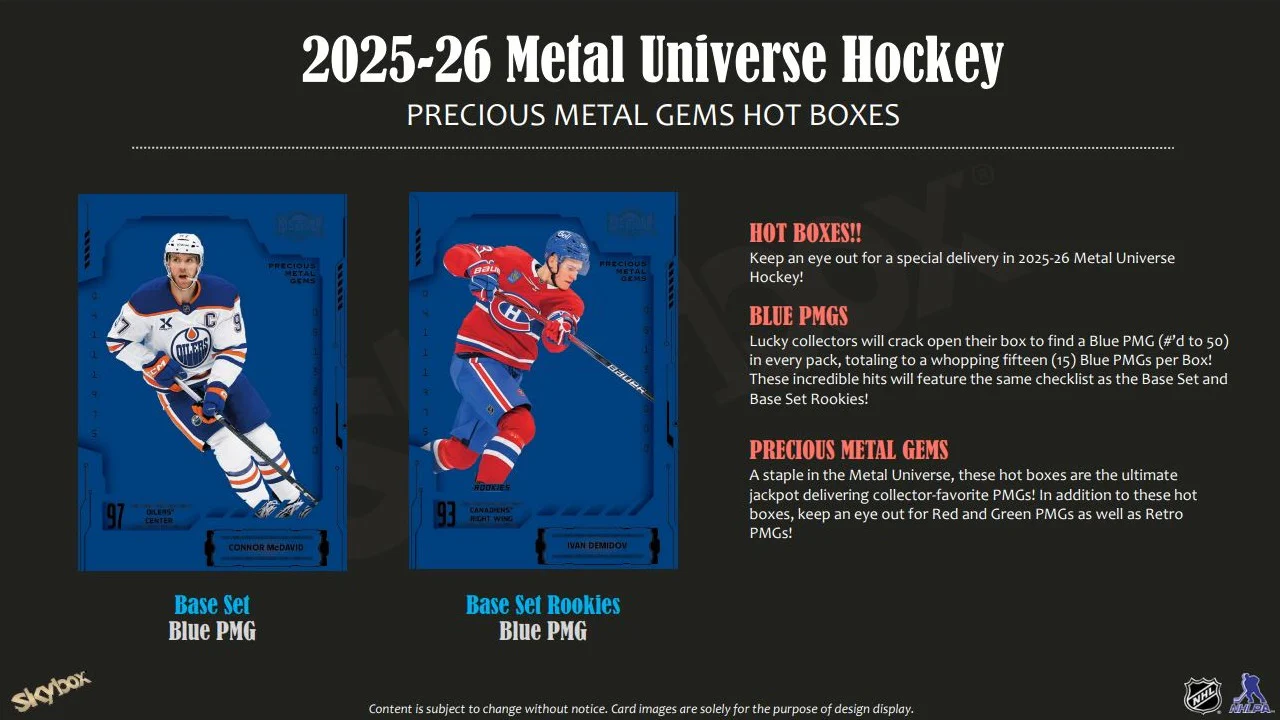 2025-26 Upper Deck Skybox Metal Universe Hockey Hobby Box - Image 4