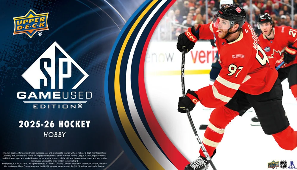 2025-26 Upper Deck SP Game Used Hockey Hobby 20 Box Case - Image 2