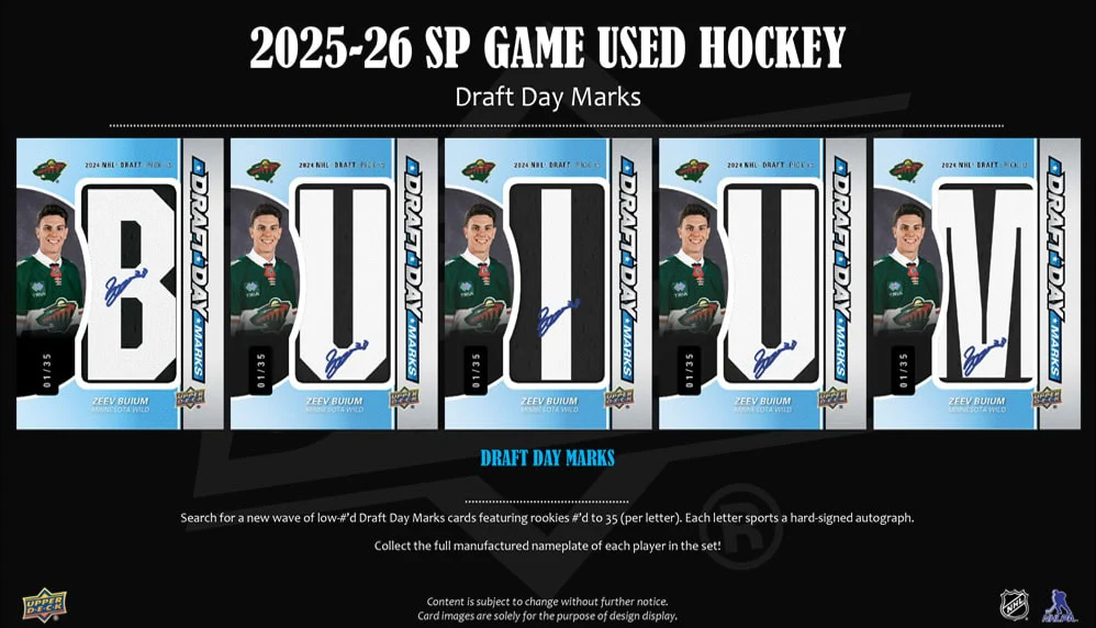 2025-26 Upper Deck SP Game Used Hockey Hobby 20 Box Case - Image 5