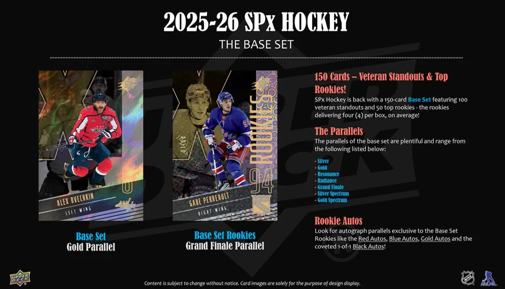 2025-26 Upper Deck SPx Hockey Hobby 10 Box Case - Image 3