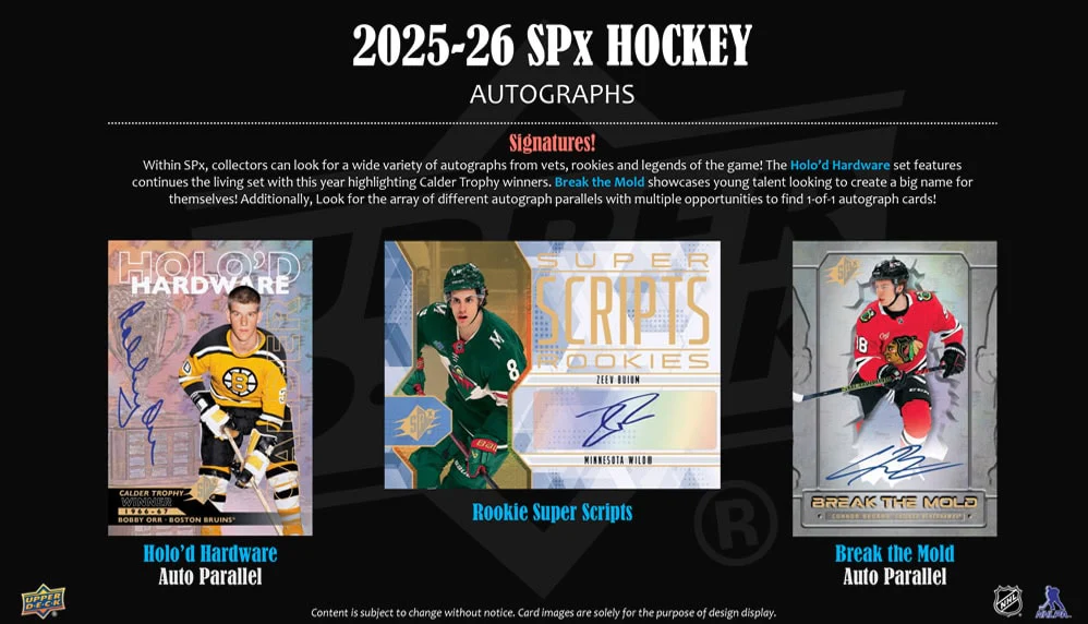 2025-26 Upper Deck SPx Hockey Hobby 10 Box Case - Image 5