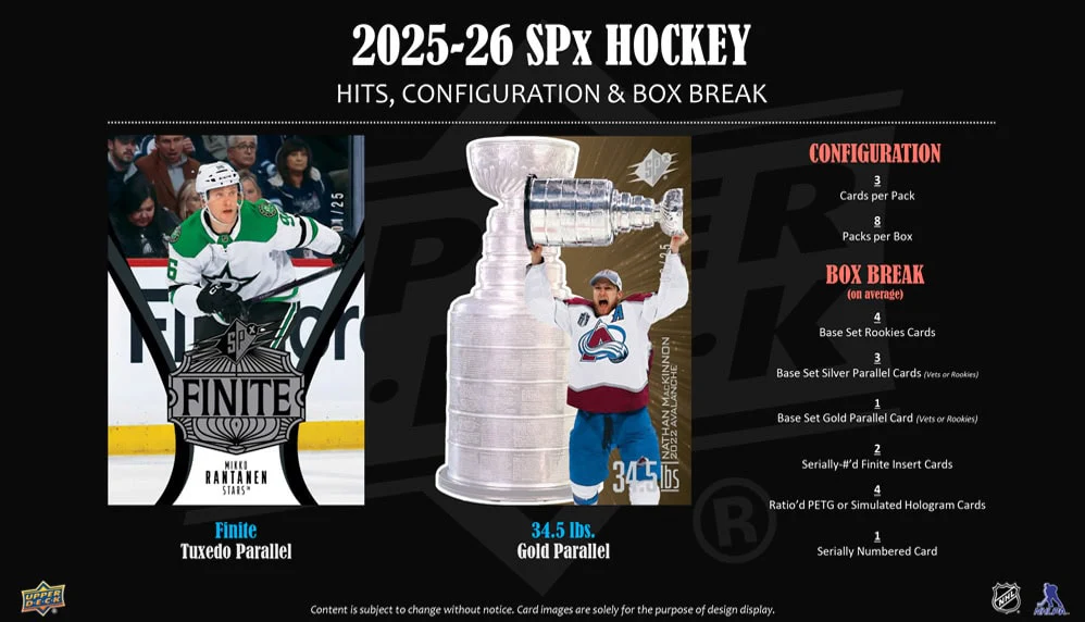 2025-26 Upper Deck SPx Hockey Hobby 10 Box Case - Image 6