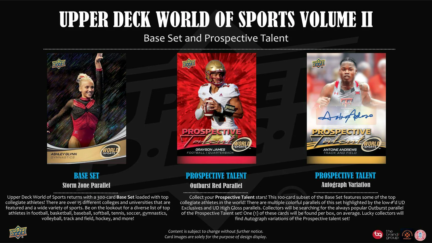 2025 Upper Deck World of Sports Volume 2 Multisport Hobby Box - Image 3