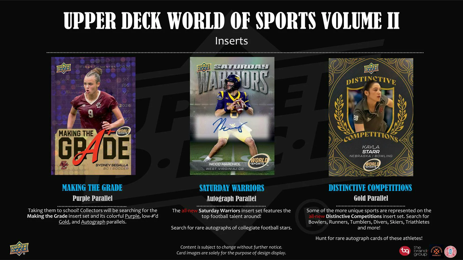 2025 Upper Deck World of Sports Volume 2 Multisport Hobby Box - Image 4