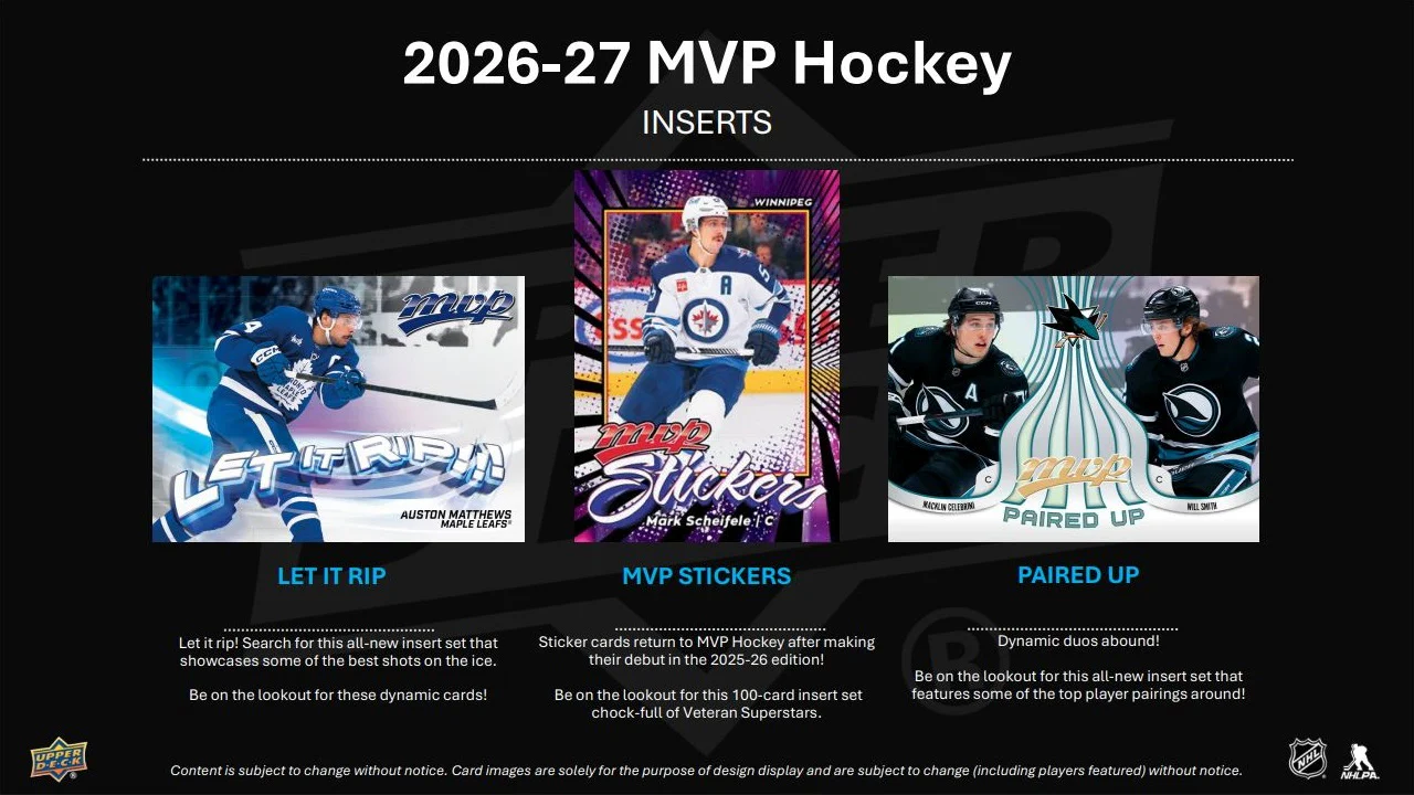 2026-27 Upper Deck MVP Hockey Blaster Box (Pre-Order) - Image 3