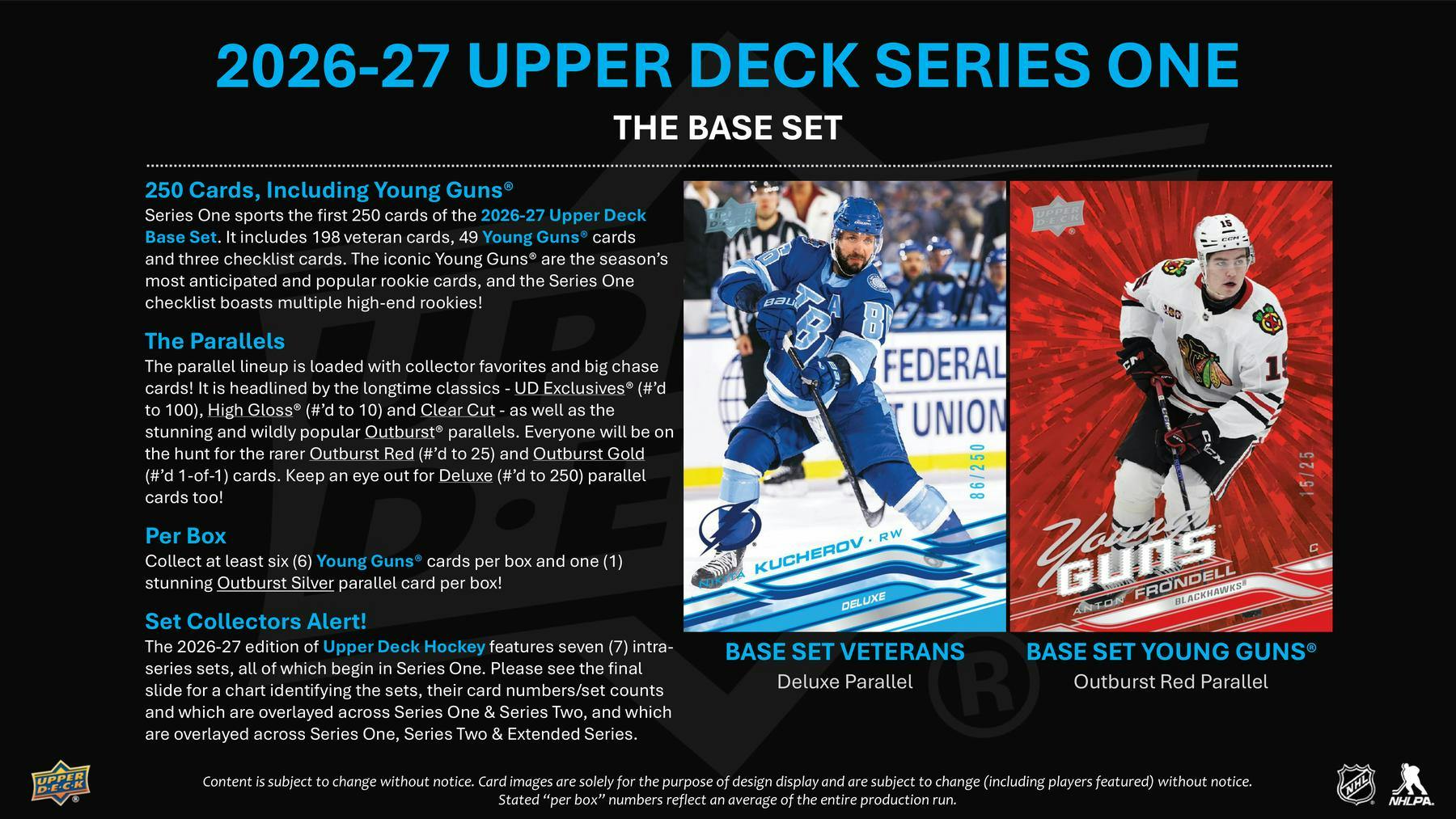 2026-27 Upper Deck Series 1 Hockey Hobby 12 Box Case (Pre-Order) - Image 4