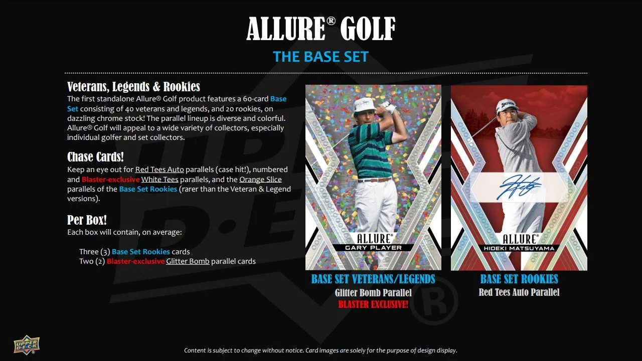 2026 Upper Deck Allure Golf Blaster Box - Image 4