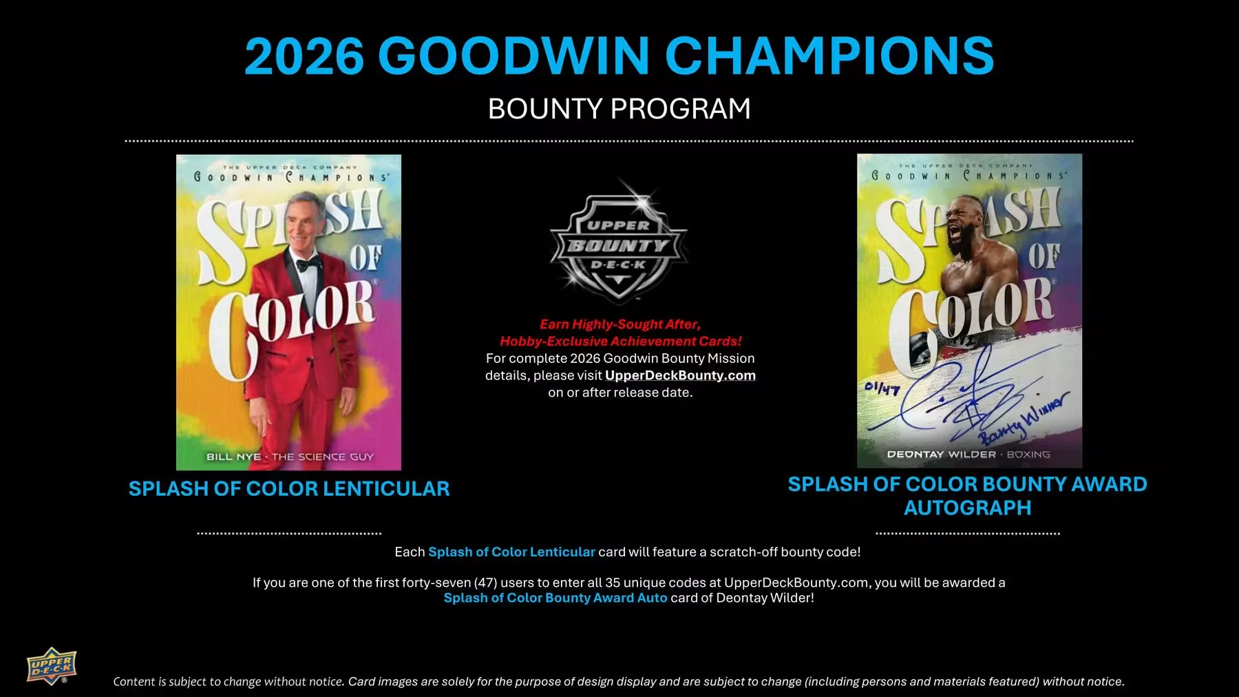 2026 Upper Deck Goodwin Champions Hobby Box (Pre-Order) - Image 6