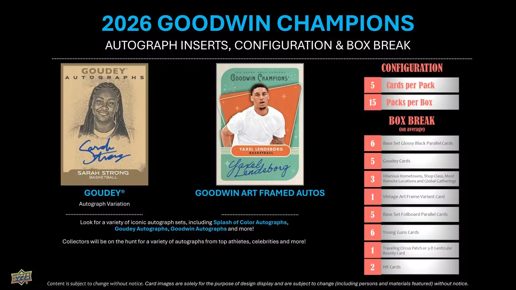 2026 Upper Deck Goodwin Champions Hobby Box (Pre-Order) - Image 7