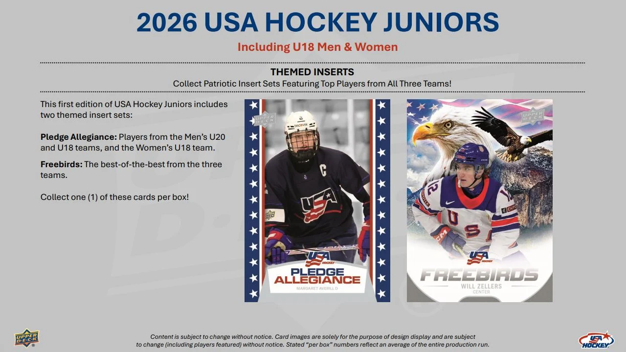 2026 Upper Deck Team USA Juniors Hockey Blaster Box (Pre-Order) - Image 4