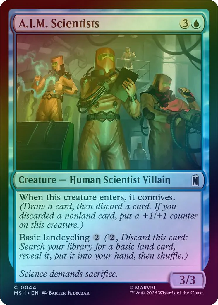 A.I.M. Scientists (Foil) (MSH)