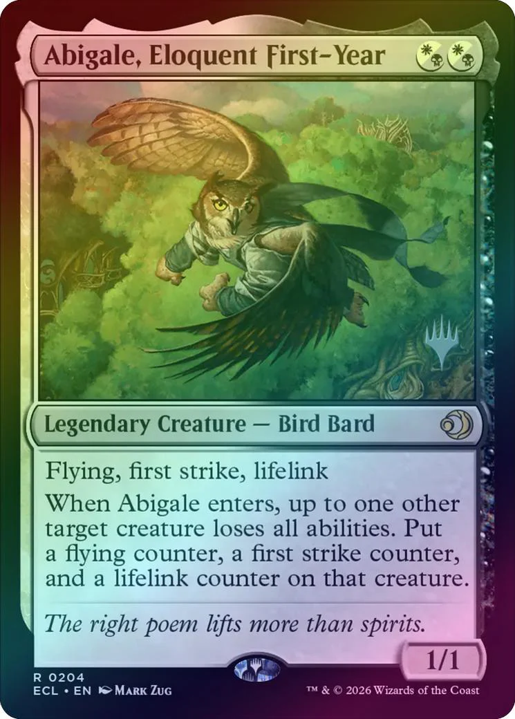 Abigale, Eloquent First-Year - Promo Pack (Foil) (PECL)
