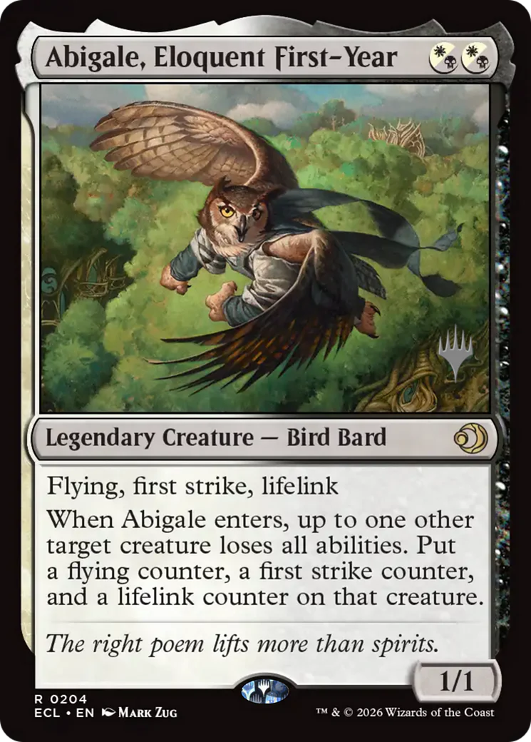 Abigale, Eloquent First-Year - Promo Pack (PECL)