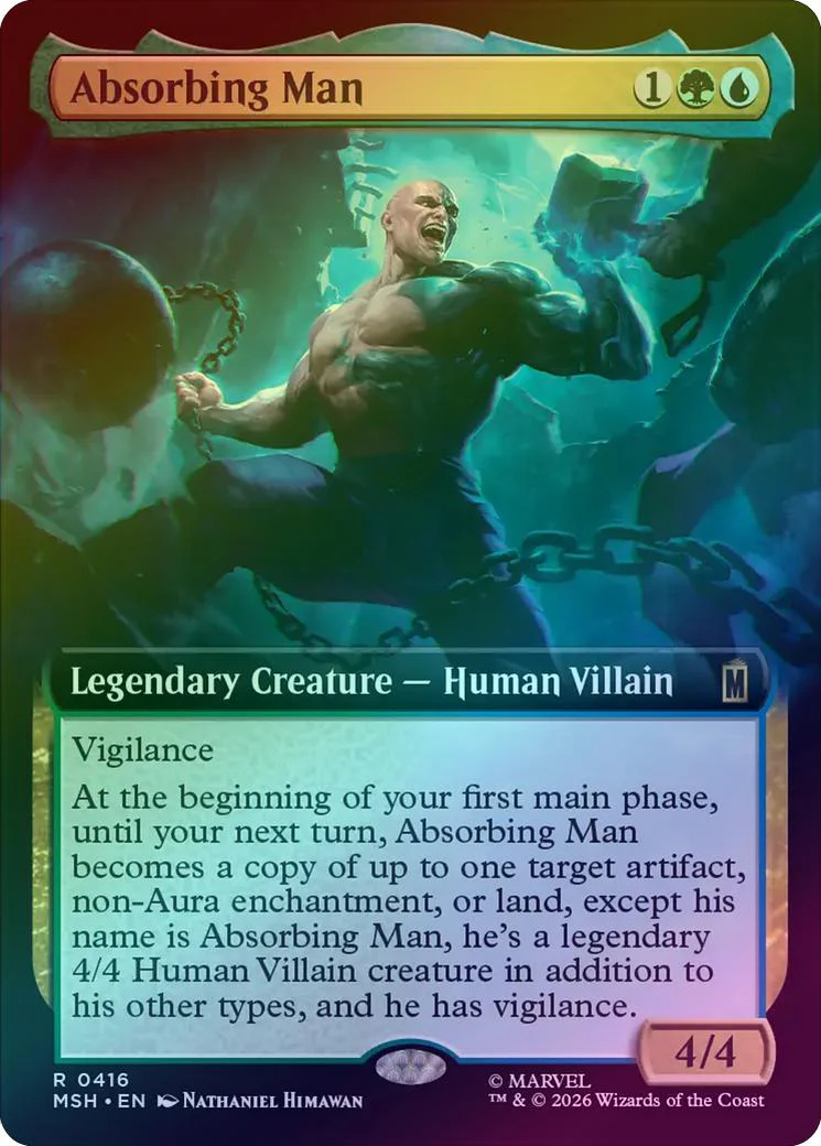 Absorbing Man - Extended Art (Foil) (MSH)