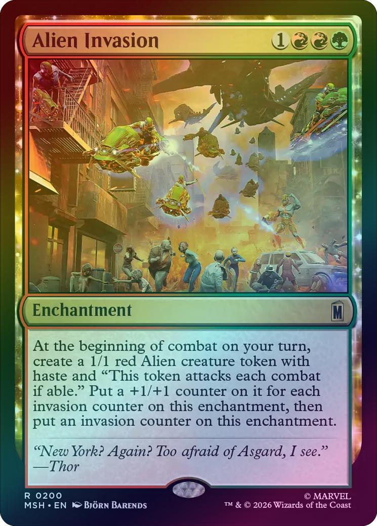Alien Invasion (Foil) (MSH)
