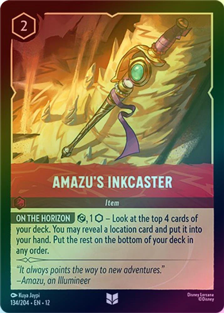 Amazu's Inkcaster - 134/204 - Uncommon (Foil)