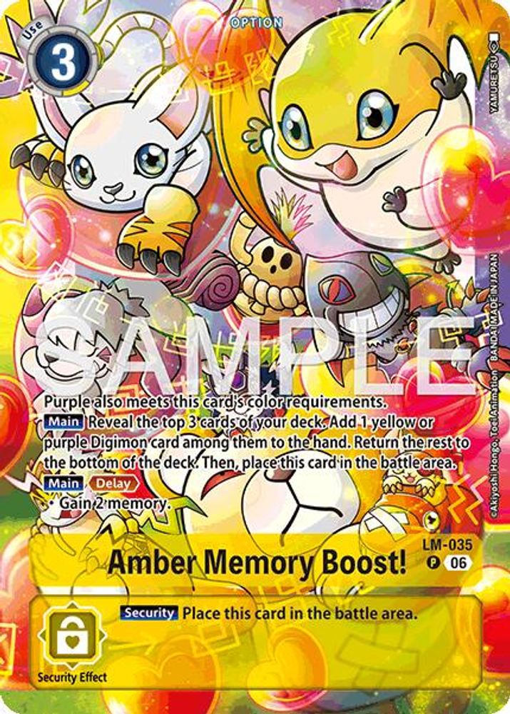 Amber Memory Boost! (ST23/24 Alternate Art) - LM-035 - Promo