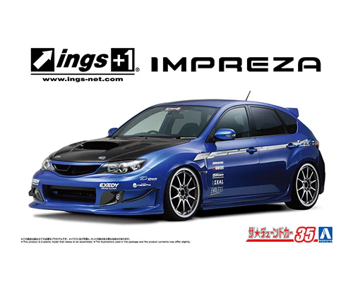 Aoshima - '07 ings GRB Subaru Impreza WRX STI 1/24 [TC35]