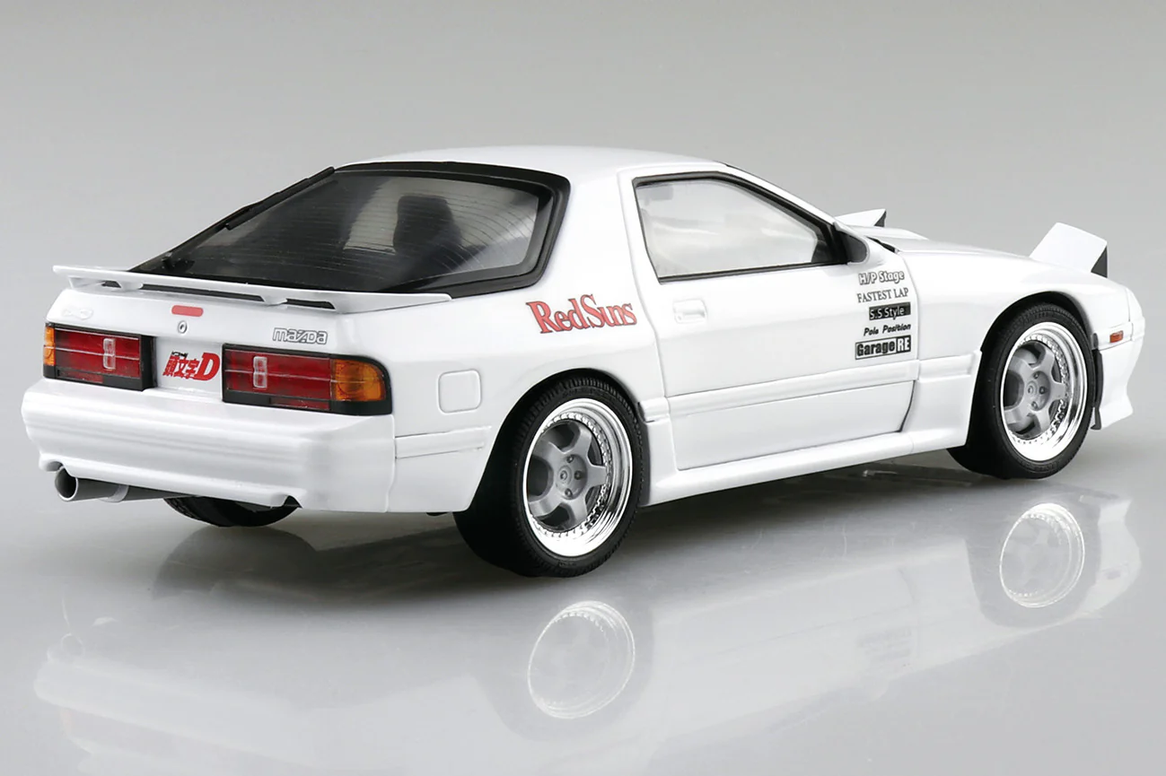 Aoshima - Initial D #02: Ryosuke Takahashi FC3S RX-7 (Comics Vol.5 Akina Battle Ver.) 1/24 [ID02] - Image 3
