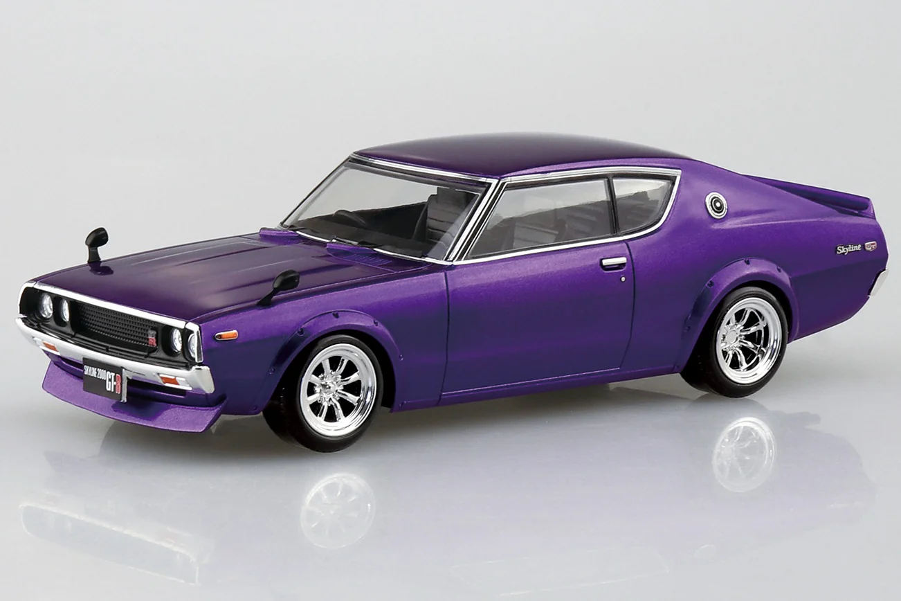 Aoshima - Snap-Kit - Nissan C110 Skyline GT-R Custom (Metallic Purple) 1/32 [06684] - Image 2