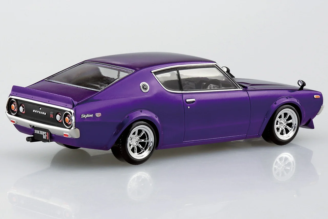 Aoshima - Snap-Kit - Nissan C110 Skyline GT-R Custom (Metallic Purple) 1/32 [06684] - Image 3