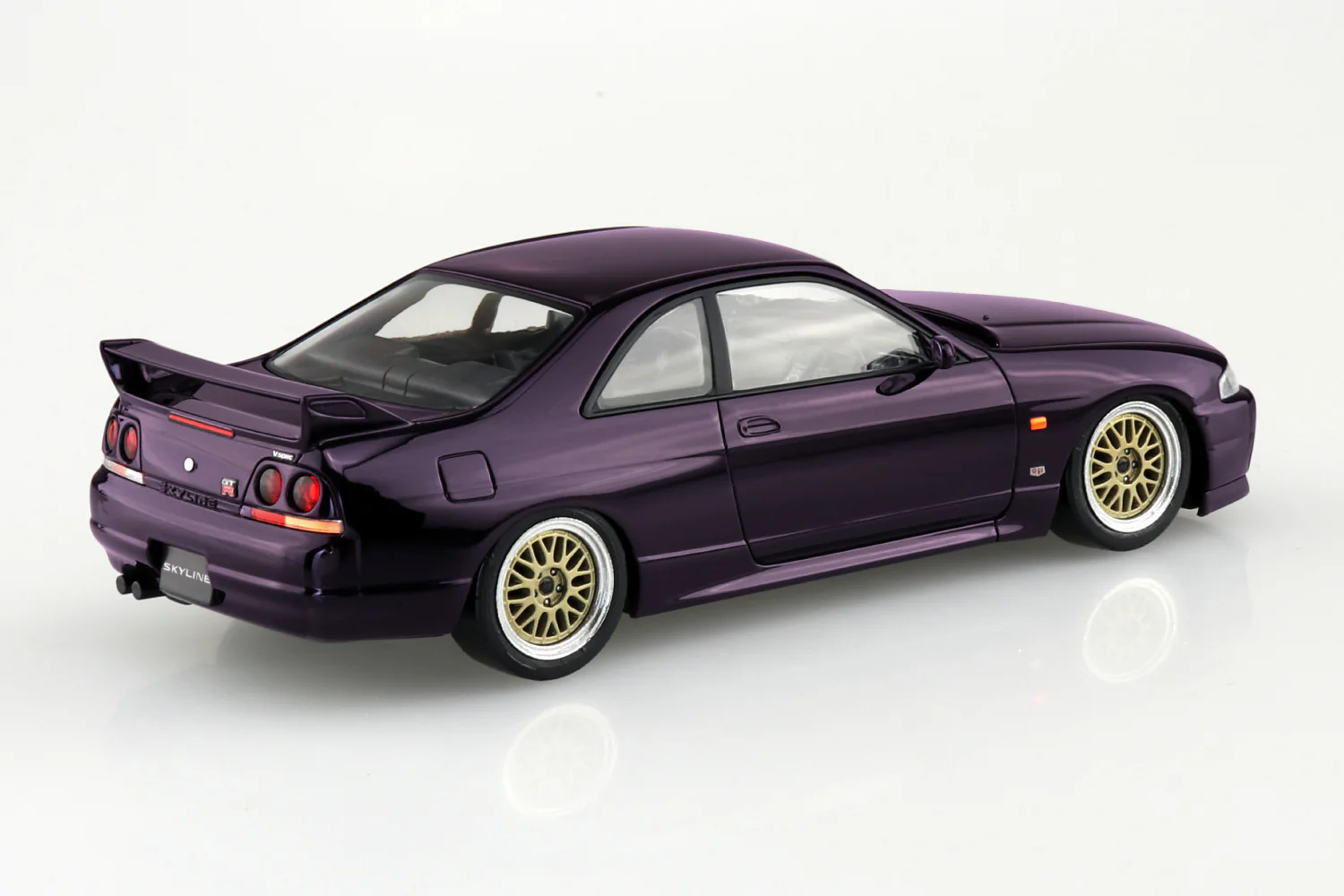Aoshima - Snap-Kit - Nissan R33 Skyline GT-R Custom Wheel (Midnight Purple) 1/32 [204160] - Image 3