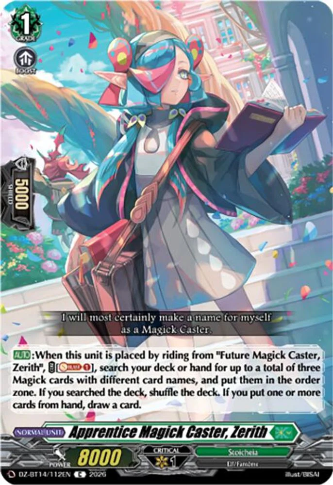 Apprentice Magick Caster, Zerith - DZ-BT14/112EN - Common