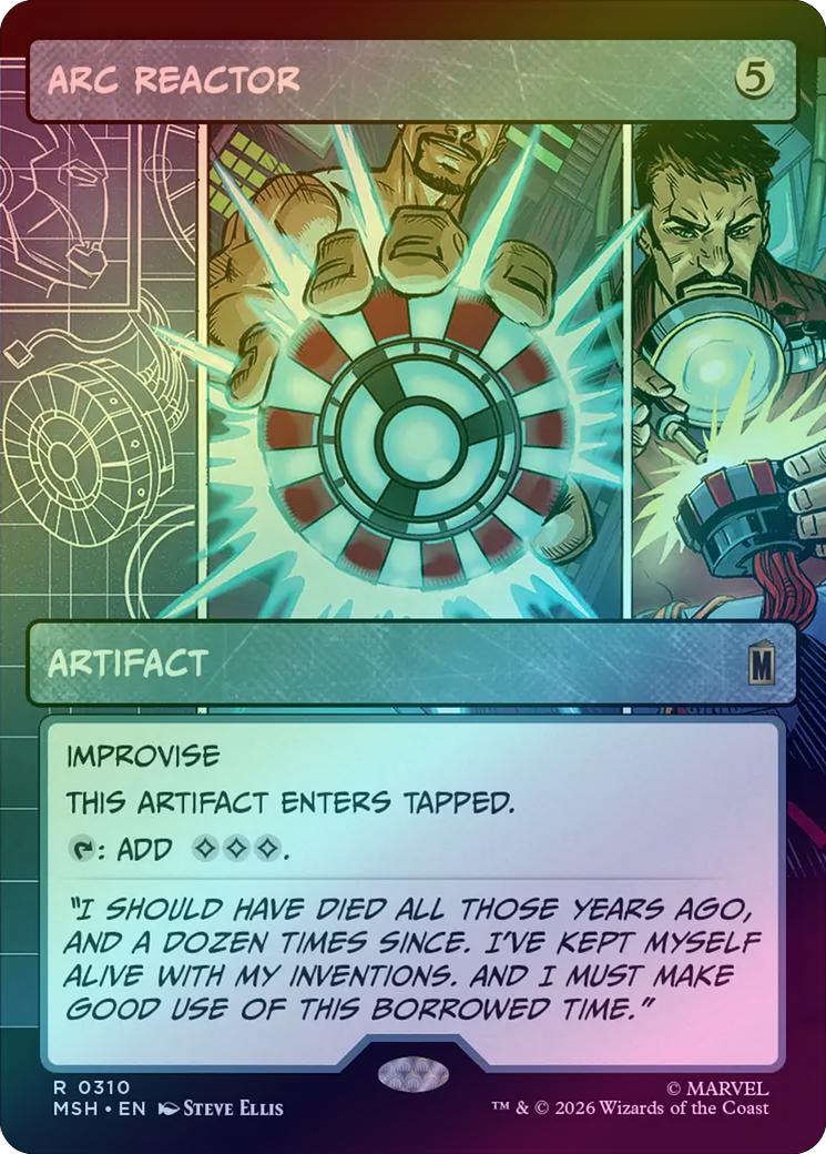Arc Reactor - Panel Showcase (Foil) (MSH)