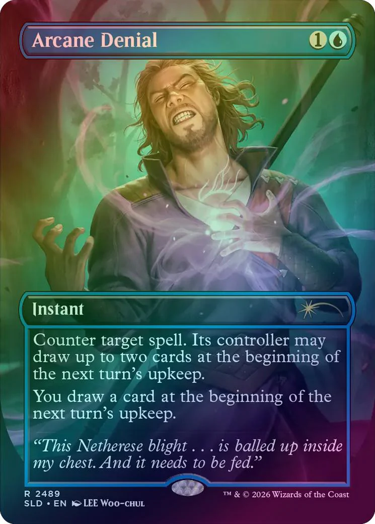 Arcane Denial - D&D: Gale's Ambition (Foil) (SLD)