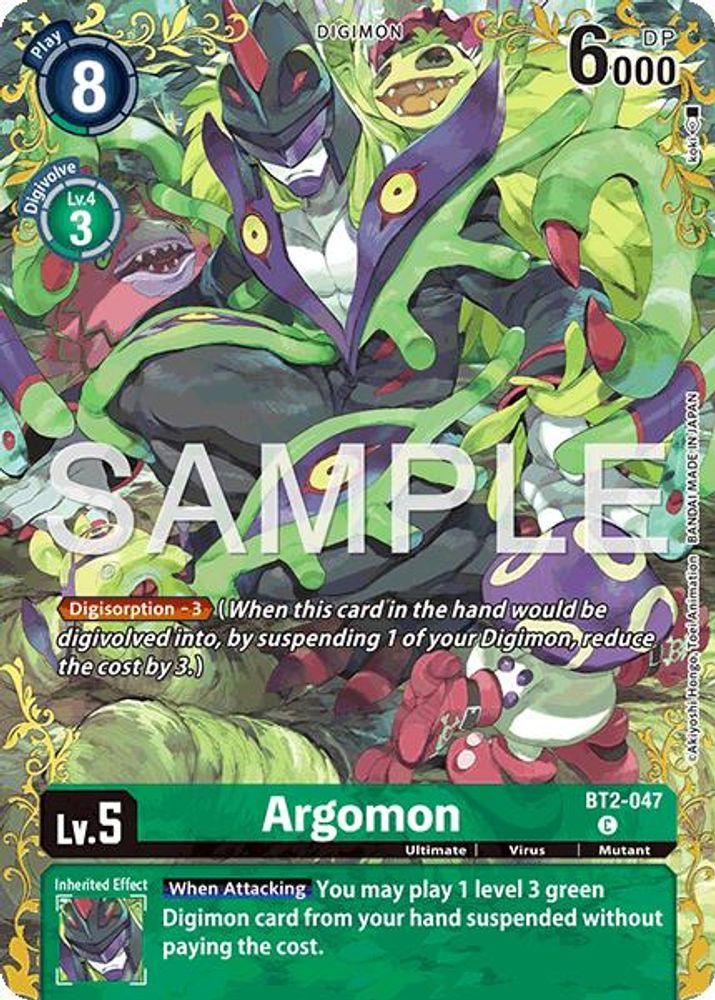Argomon (BT-25 Alternate Art) - BT2-047 - Common