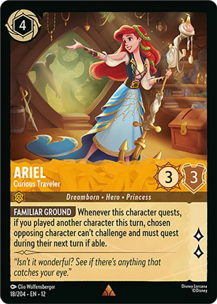 Ariel (Curious Traveler) - 18/204 - Rare