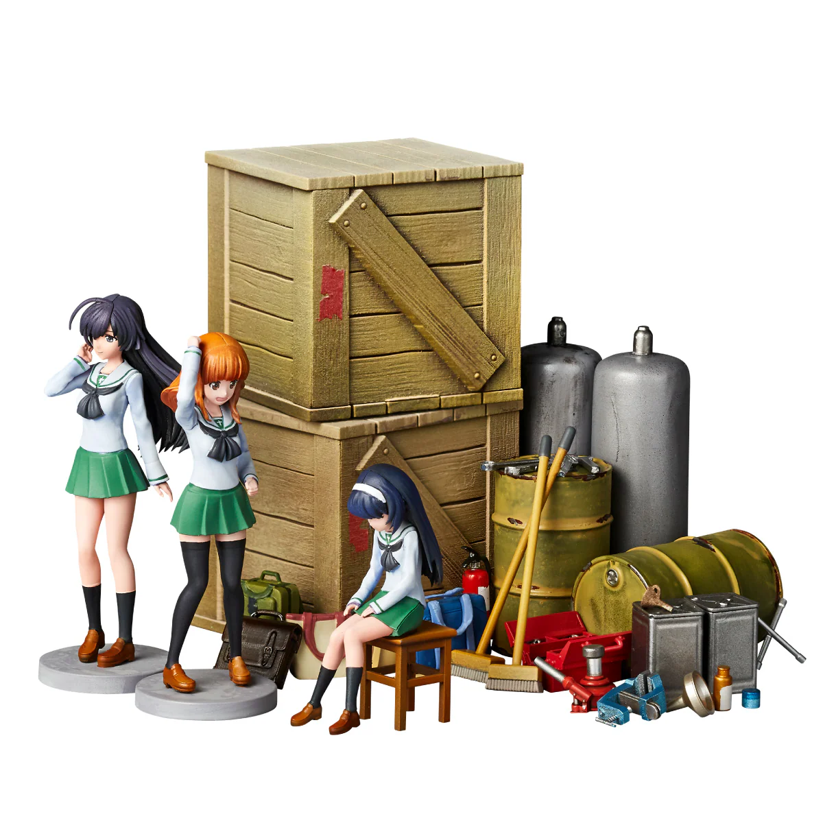 ARTPLA - Girls & Panzer Final Chapter Garage Set [B] 1/24