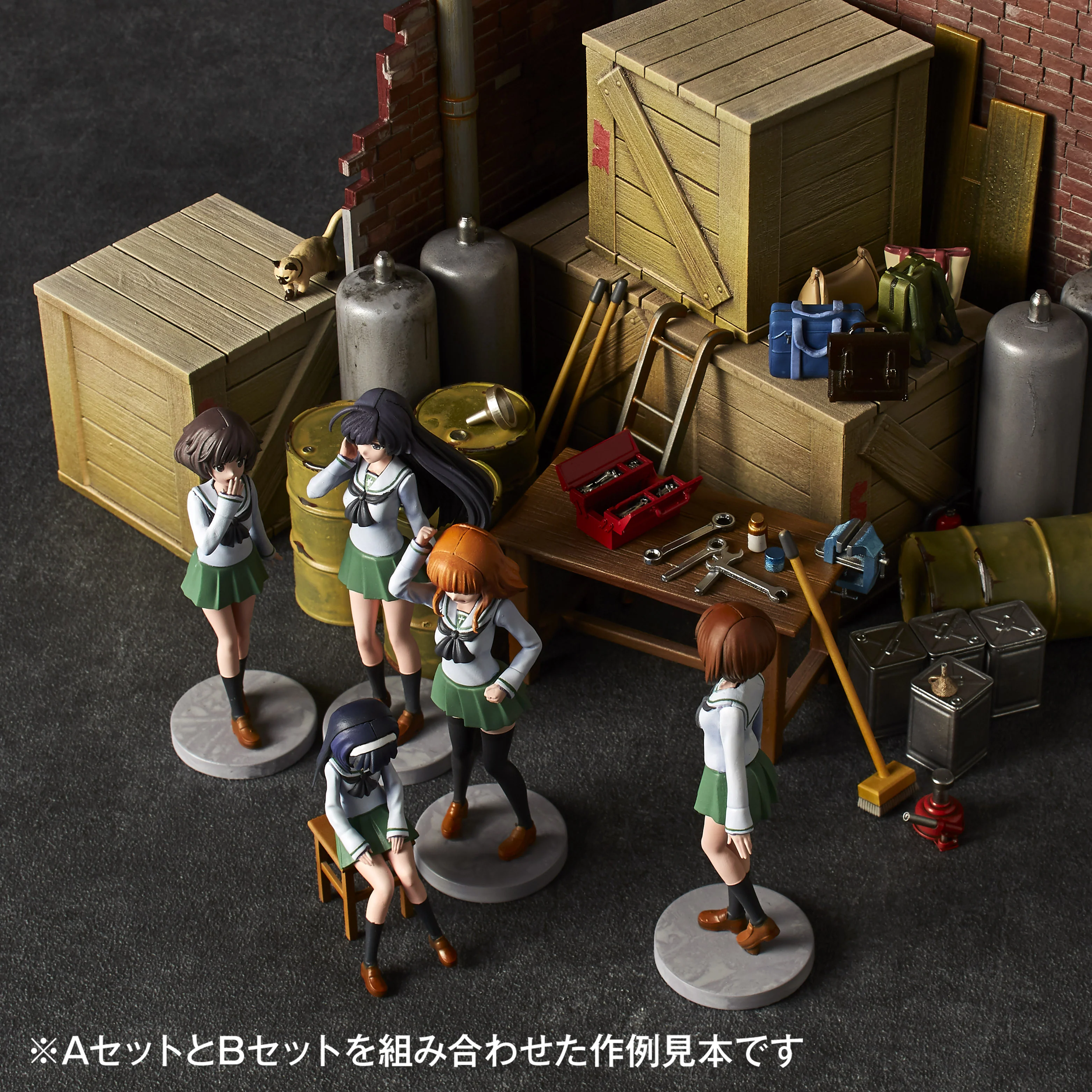 ARTPLA - Girls & Panzer Final Chapter Garage Set [B] 1/24 - Image 5